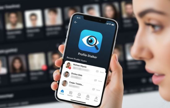 App to Track Social Media Profile Visitors